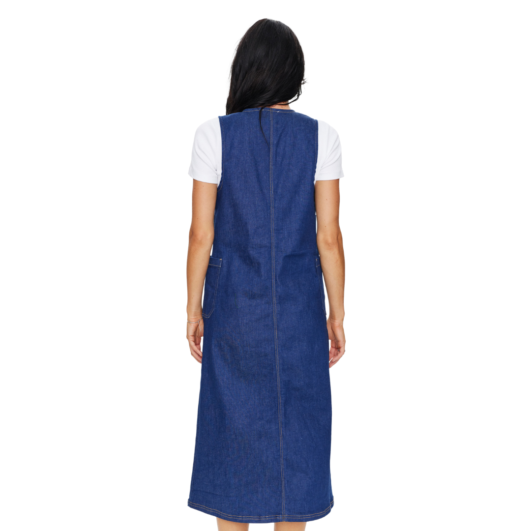 NÜMPH - KJOLE - GIGI 705220 - DARK BLUE DENIM
