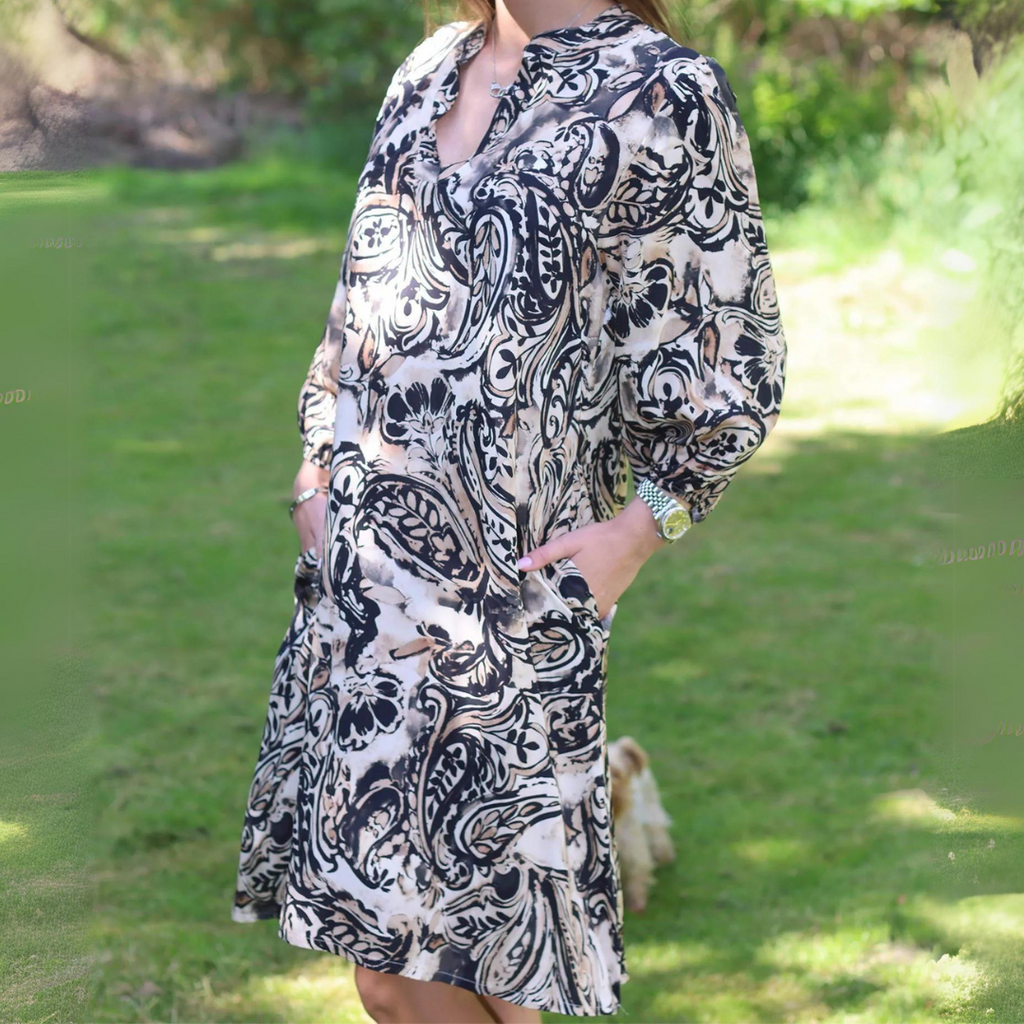 COPENHAGEN LUXE - KJOLE - 3706 - BLACK/BROWN