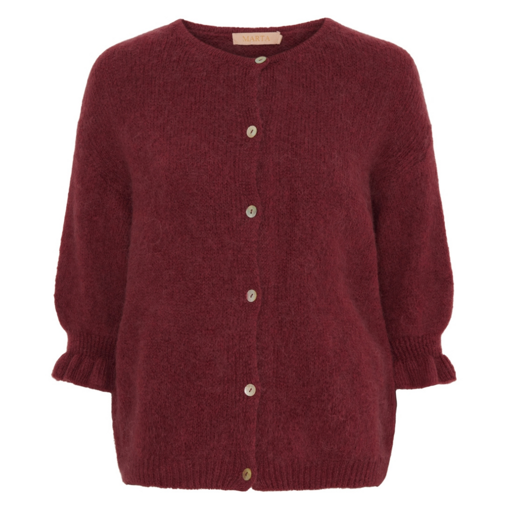 MARTA DU CHATEAU - CARDIGAN - JULIANA 2413 - VINO