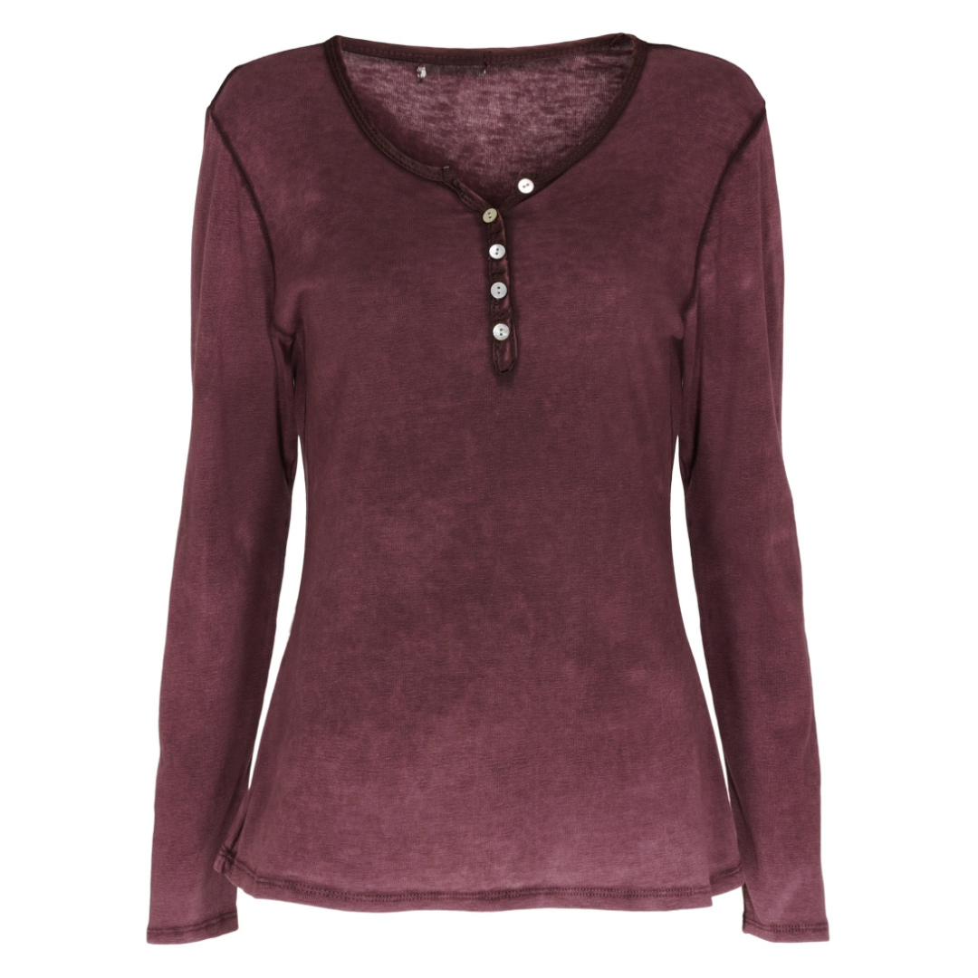 MARTA DU CHATEAU - BLUSE - JENNIFER 9005 - PRUGNA