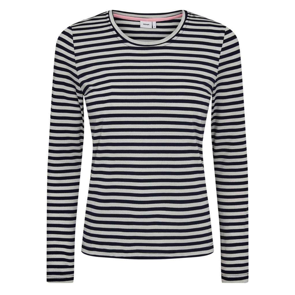 NÜMPH - BLUSE - TRIXIE 704948 - SØLV
