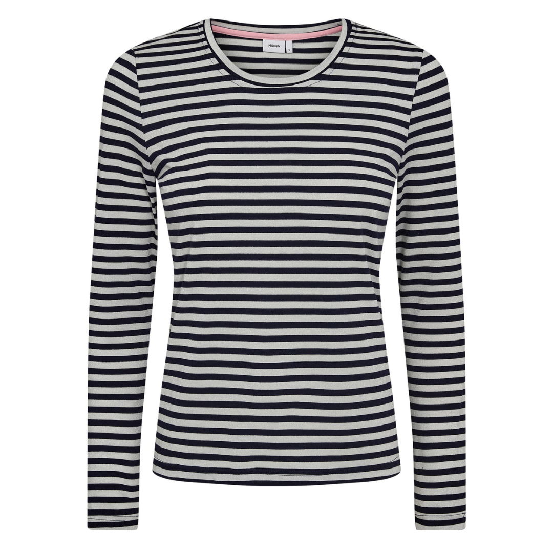 NÜMPH - BLUSE - TRIXIE 704948 - SØLV