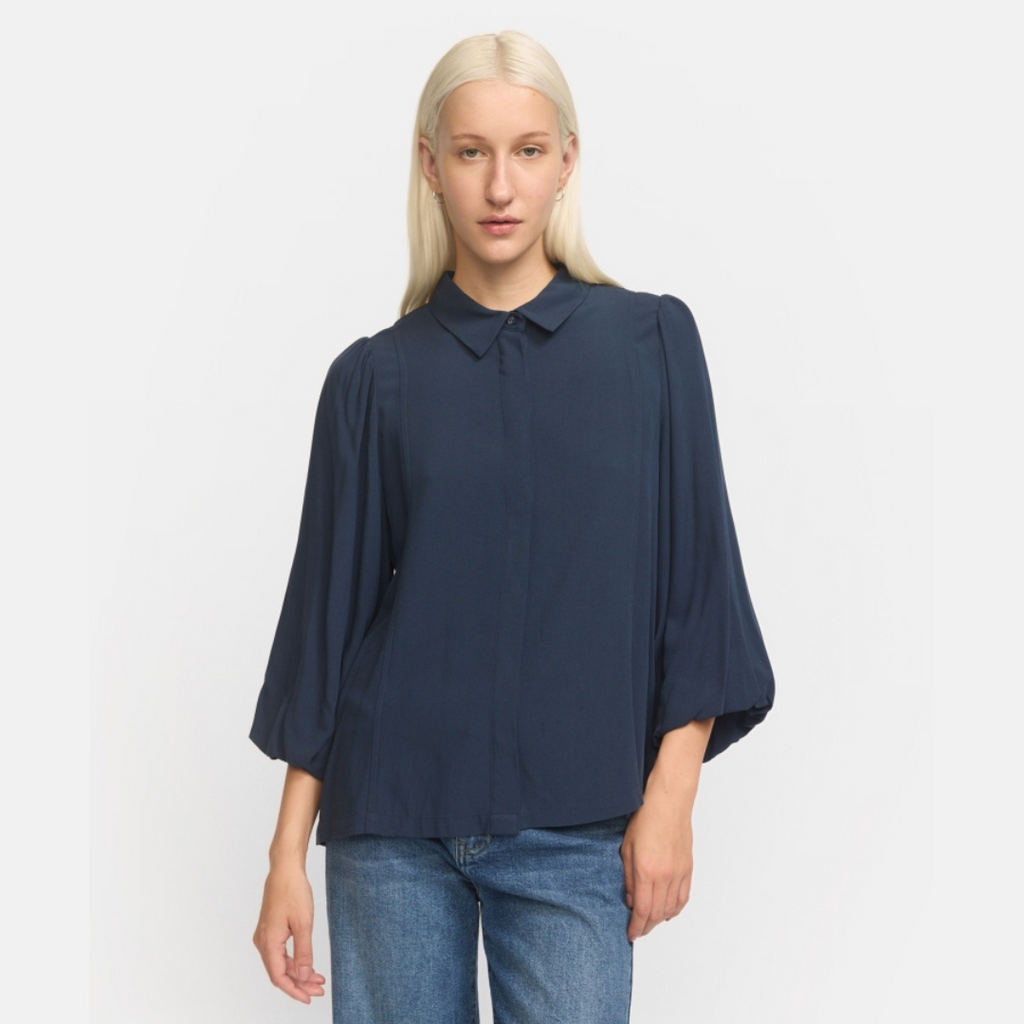 SOFT REBELS - SKJORTE - ELEANOR SR125-701 - TOTAL ECLIPSE