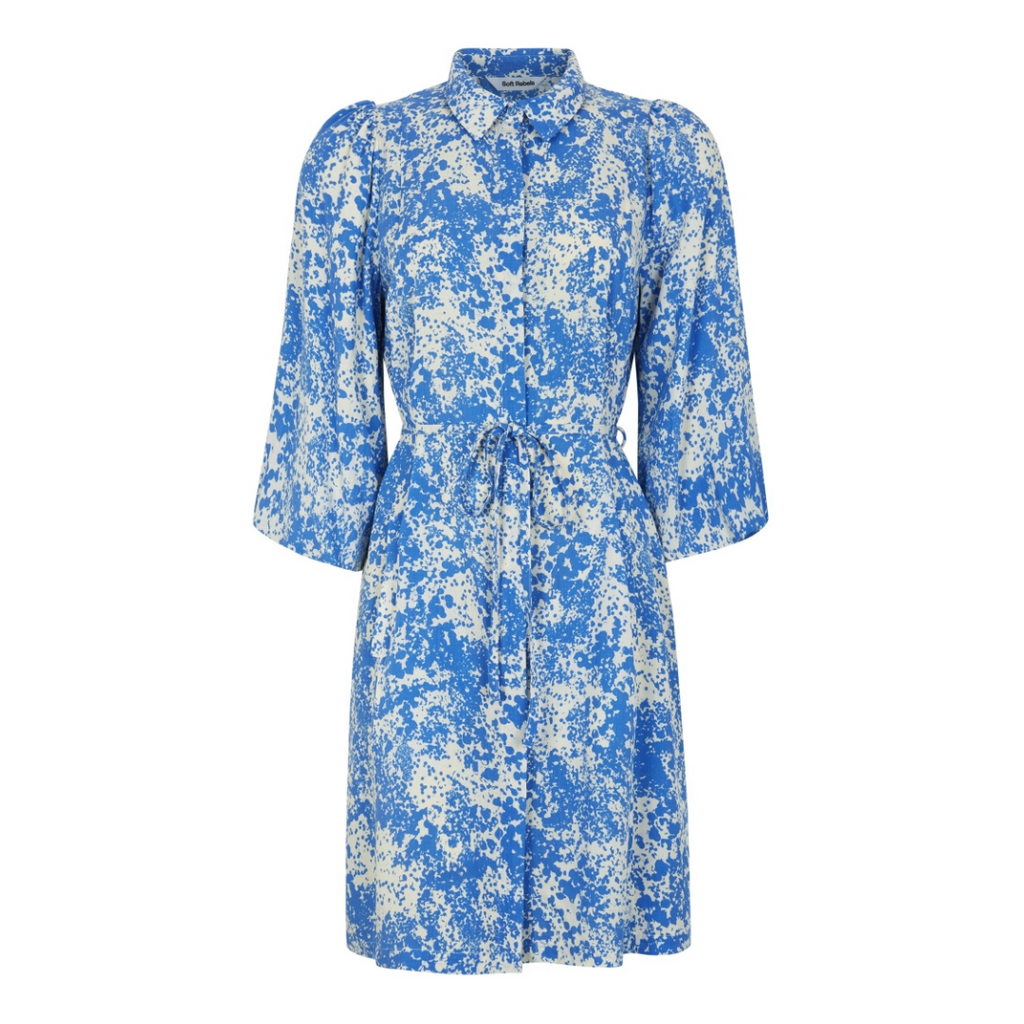 SOFT REBELS - KJOLE - ELEANOR SR125-703 - MICROSCOPE PRINT ULTRAMARINE
