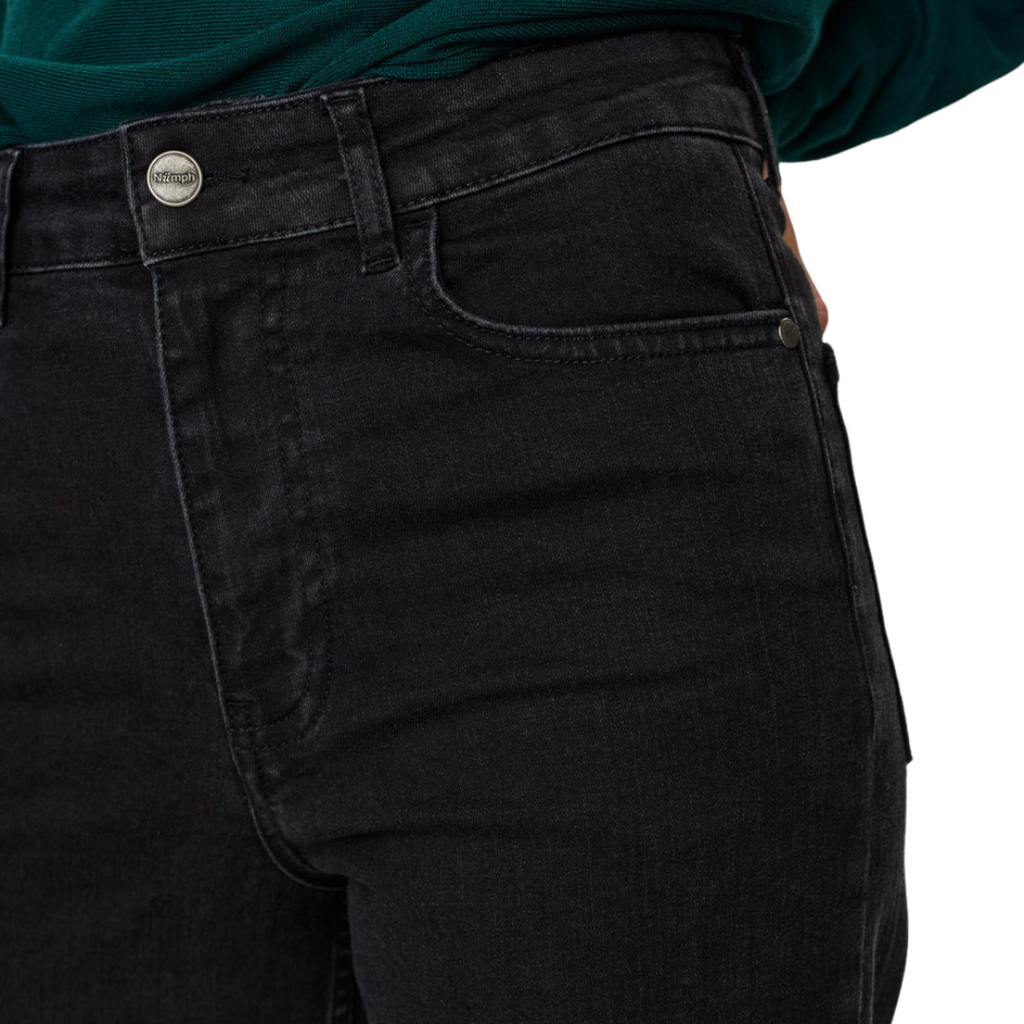 NÜMPH - JEANS - PARIS LONG 704983 - SORT