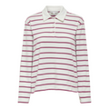 ONLY - POLO - SIRA 15356460 - BURGUNDY STRIPES