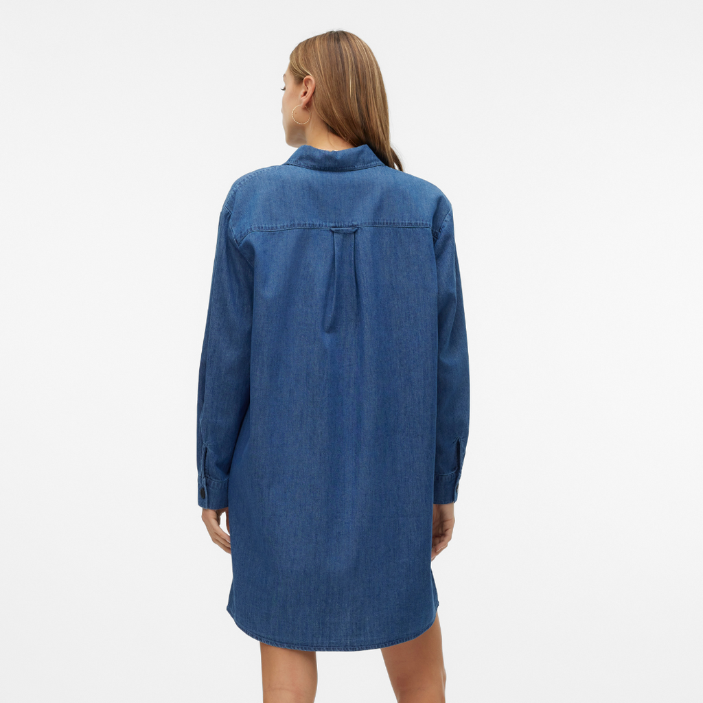VERO MODA - DENIMKJOLE - ELOISE 10315085 - DARK BLUE DENIM