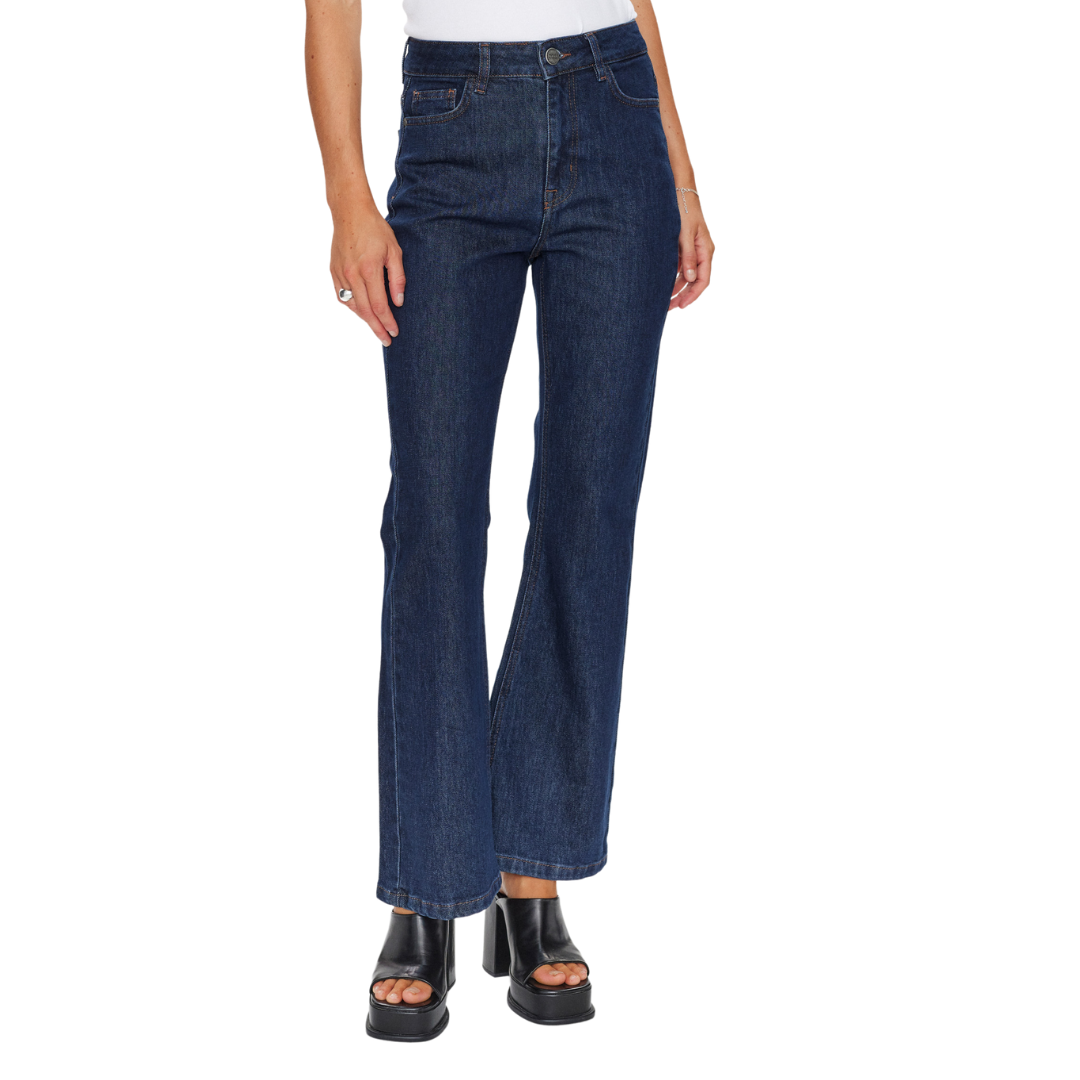 NÜMPH - JEANS - LONDON SHORT 705174 - DARK BLUE DENIM