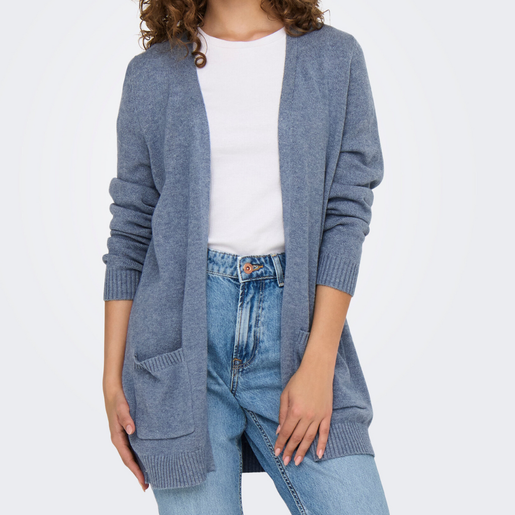 ONLY - CARDIGAN - LESLY 15174274 - VINTAGE INDIGO MELANGE