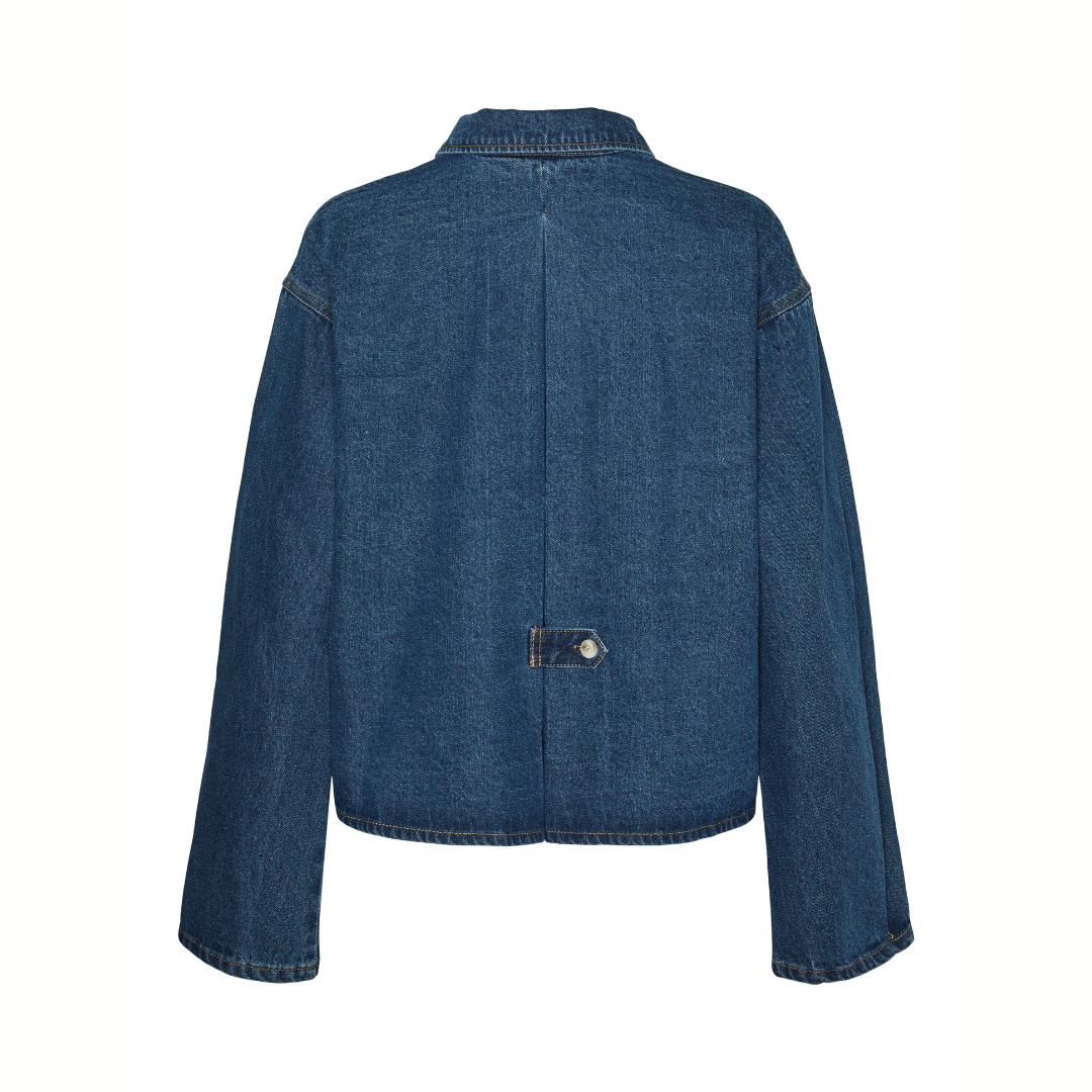 VERO MODA - SKJORTE - IRENA 10322085 - MEDIUM BLUE DENIM