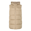 PIECES - VEST - BEE 17115628 - SILVER MINK