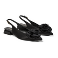 PAVEMENT - SLINGBACKS - KALA ROSE 2554 - SORT SATIN
