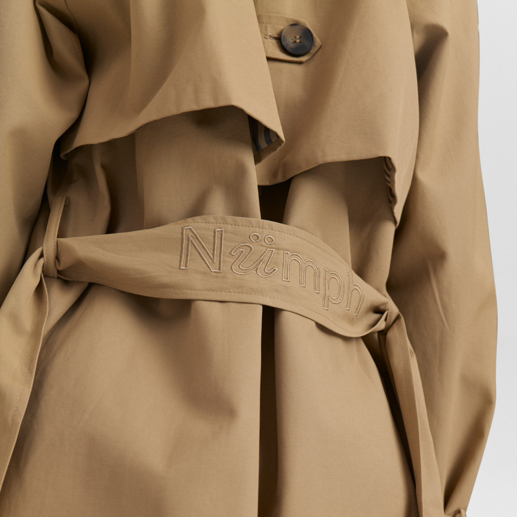 NÜMPH - TRENCHCOAT - EMMAS 705010 - TIGERS EYE