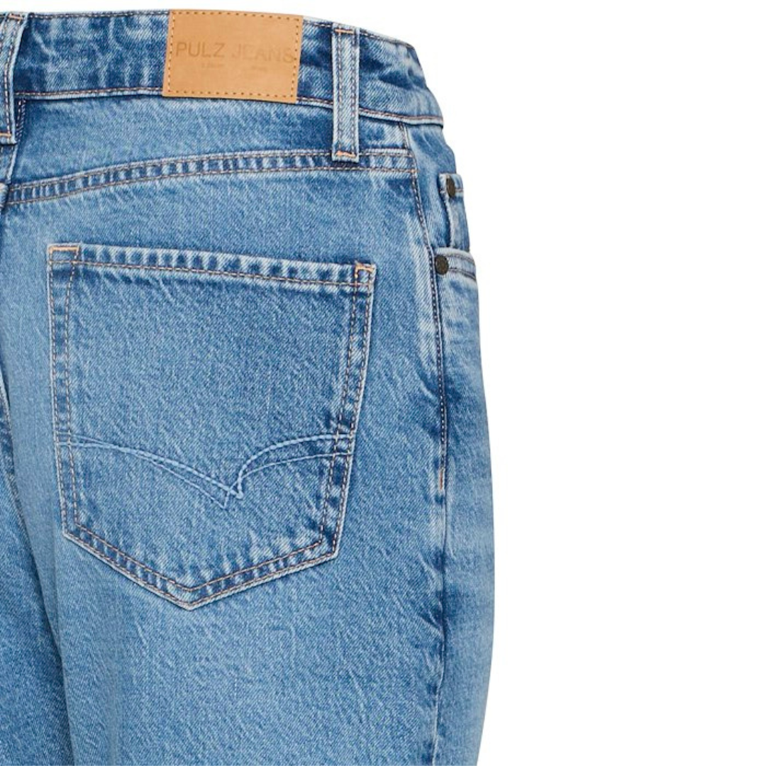 PULZ - JEANS - ROBYN 50208704 - VINTAGE BLUE DENIM