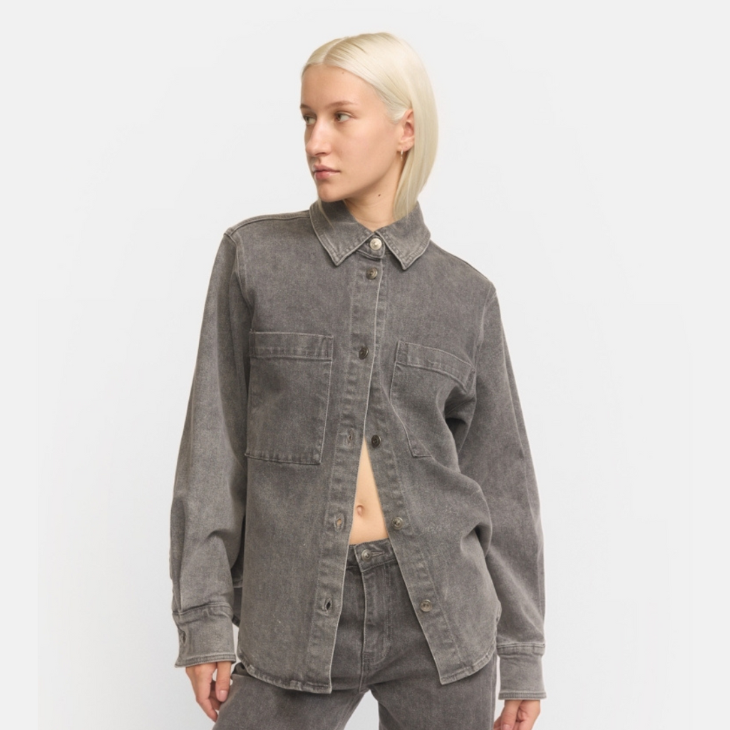 SOFT REBELS - SKJORTE - WILLA SR225-803 - LIGHT GRAY