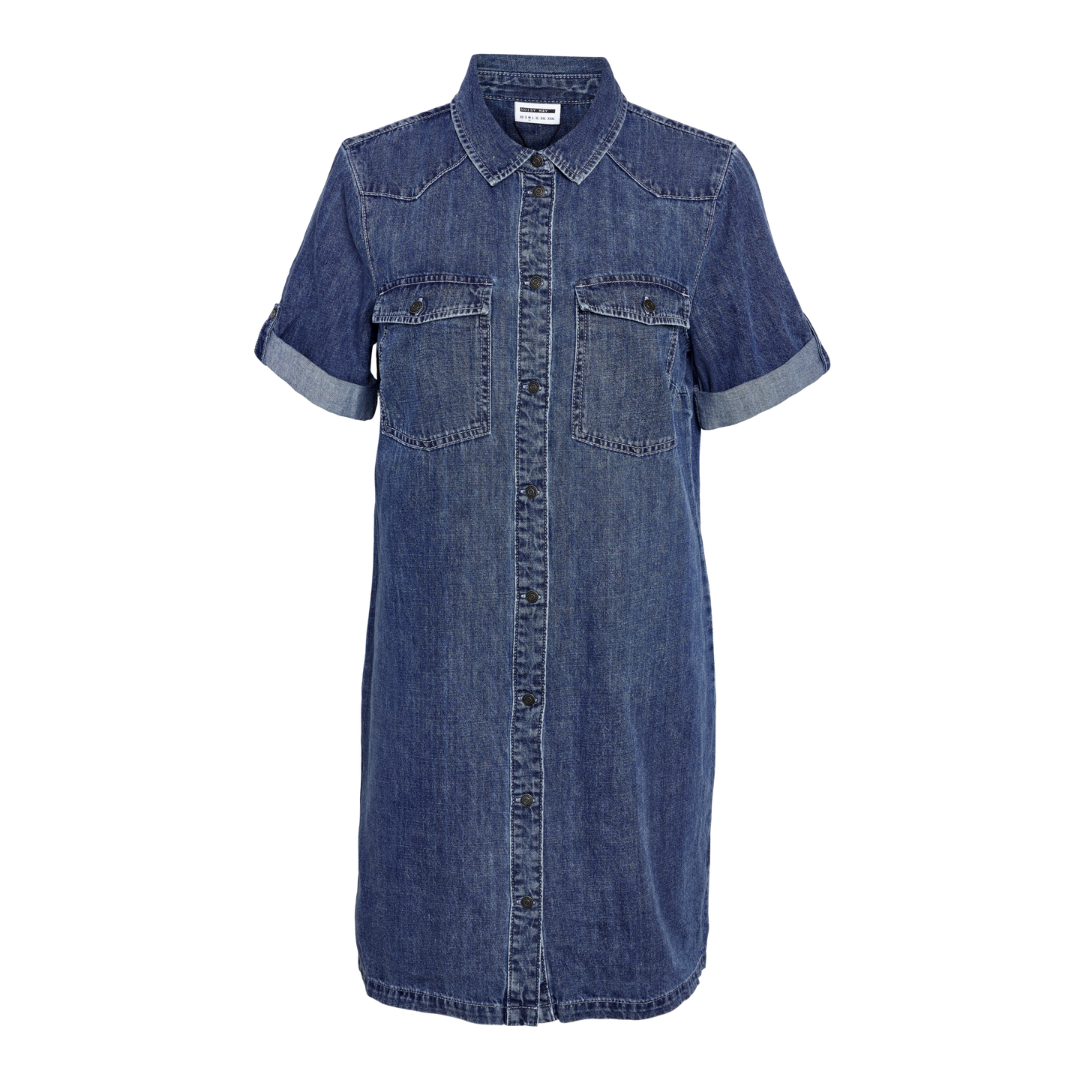 NOISY MAY - DENIMKJOLE - SIGNE 27030040 - MEDIUM BLUE DENIM