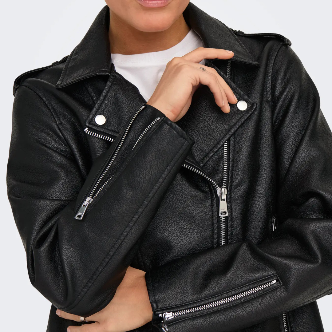 ONLY - BIKERJAKKE - MILLE 15356198 - SORT