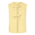 PIECES - VEST - SILLY 17156680 - PALE BANANA MELANGE