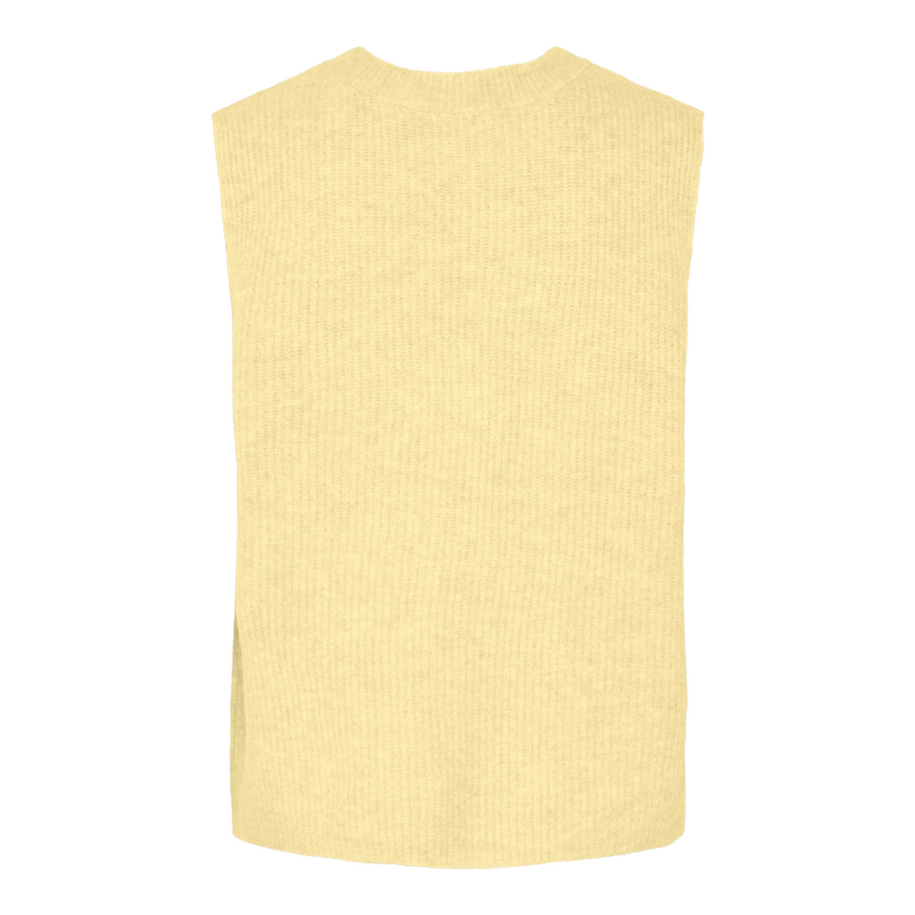 PIECES - VEST - SILLY 17156680 - PALE BANANA MELANGE