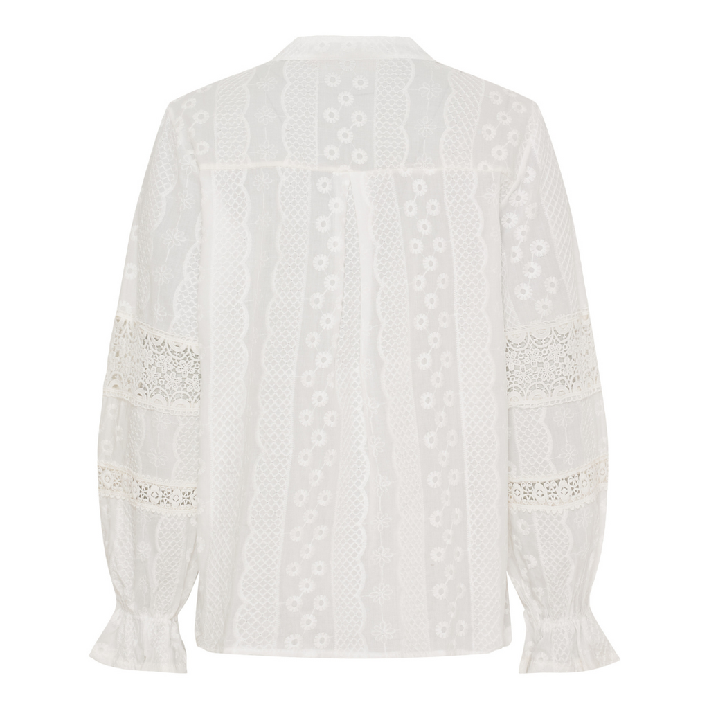 MARTA DU CHATEAU - SKJORTE - AZELIE 258009 - WHITE