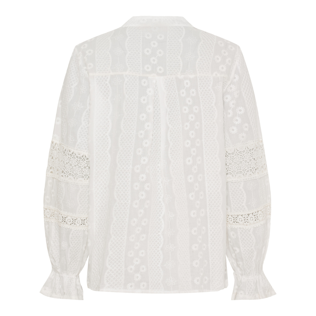 MARTA DU CHATEAU - SKJORTE - AZELIE 258009 - WHITE