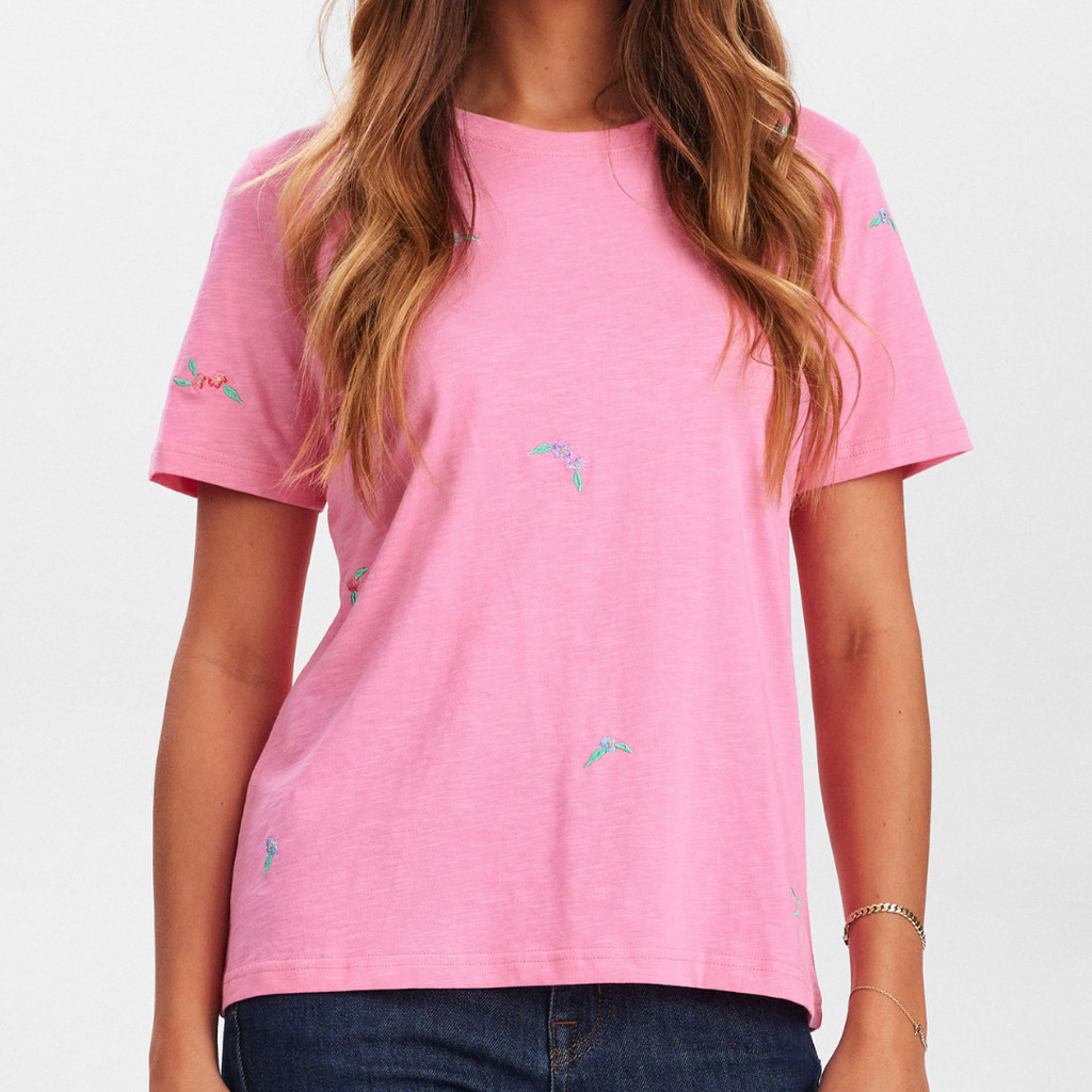 NÜMPH - T-SHIRT - SUIS 705352 - PINK CARNATION