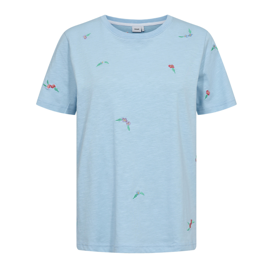 NÜMPH - T-SHIRT - SUIS 705352 - CERULEAN