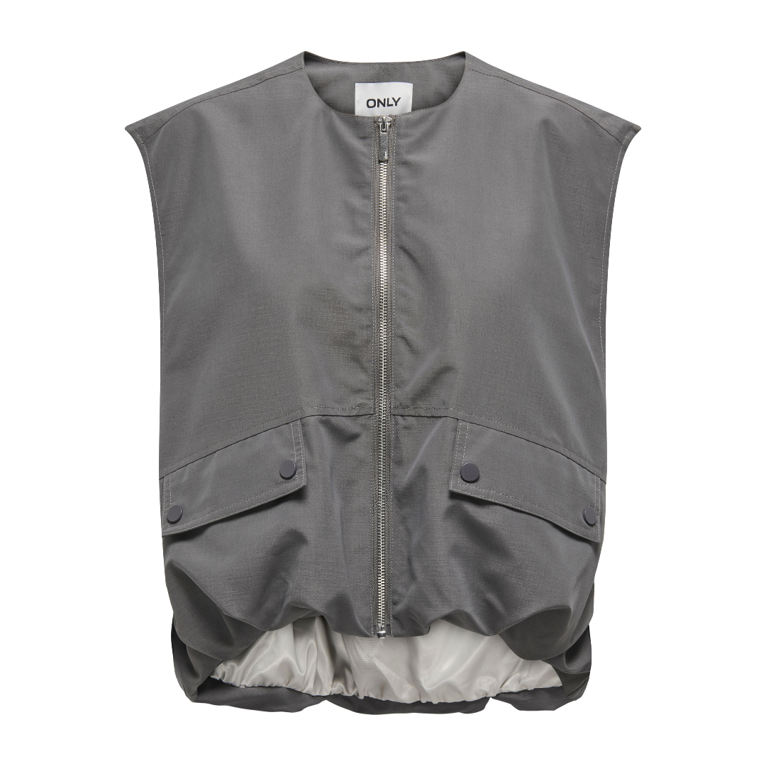 ONLY - VEST - MARY 15338137 - PLUM KITTEN/PUMICE STONE LINING