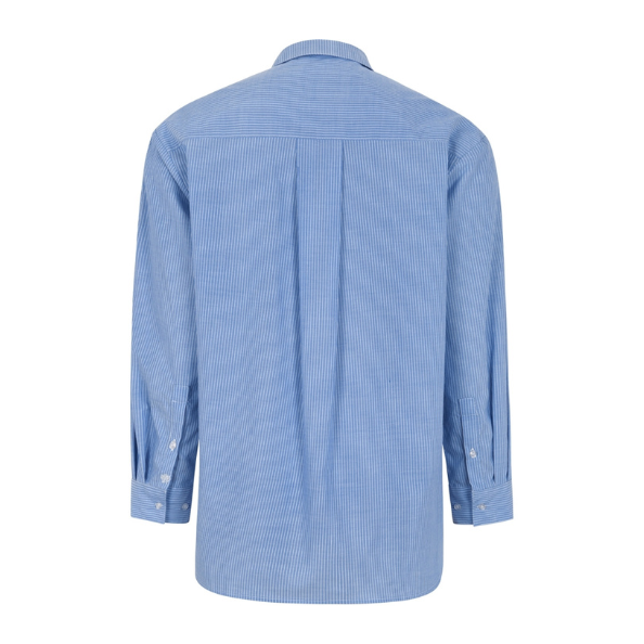 SOFT REBELS - SKJORTE - VERONICA SR125-705 - STRIPED SNOW/WHITE/ULTRAMARINE