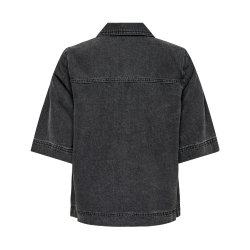ONLY - DENIMSKJORTE - BELLE 15347084 - WASHED BLACK