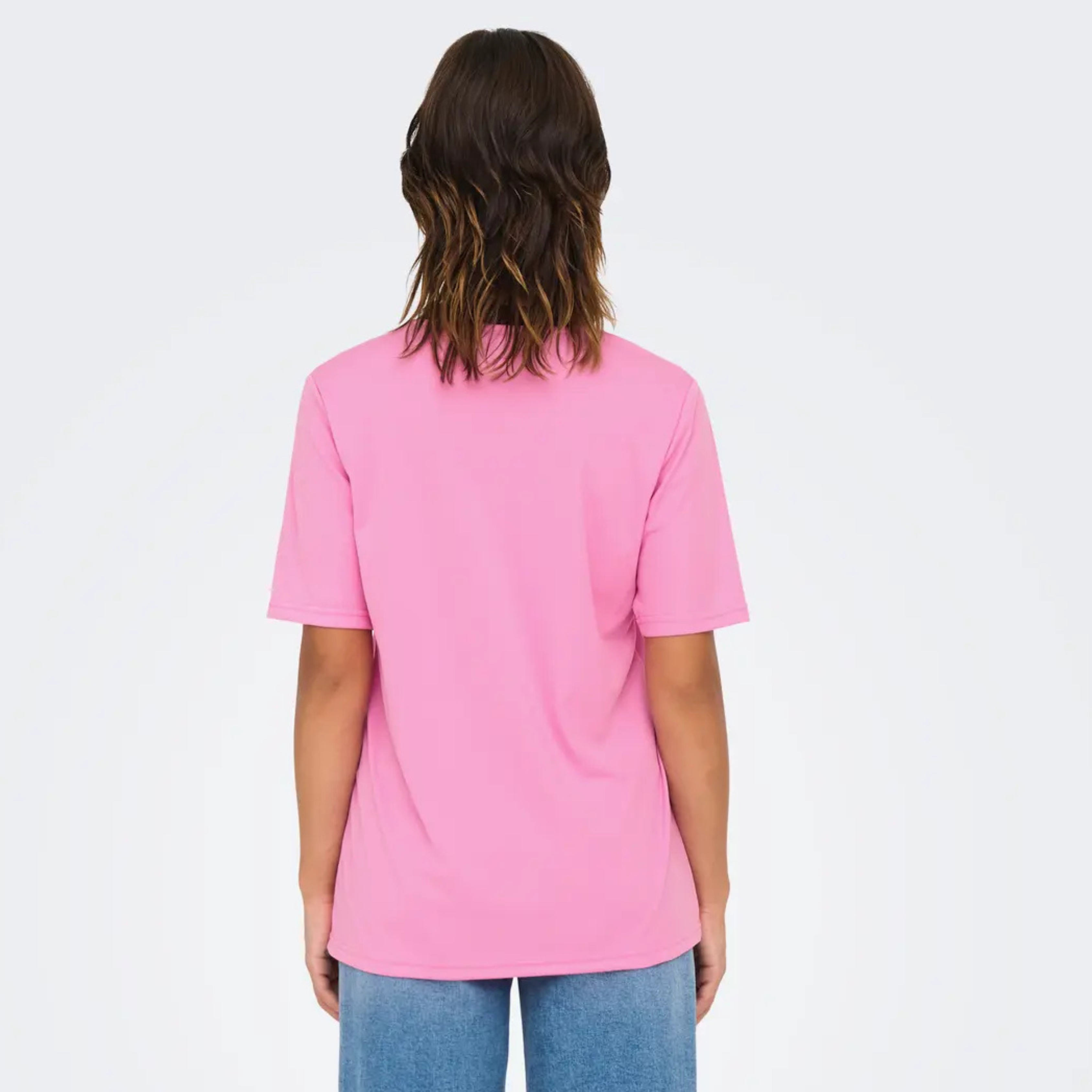 ONLY - T-SHIRT - NADINE 15345445 - FUCHSIA PINK/SPORTY