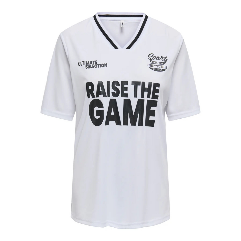 ONLY - T-SHIRT - NADINE 15345445 - BRIGHT WHITE/GAME