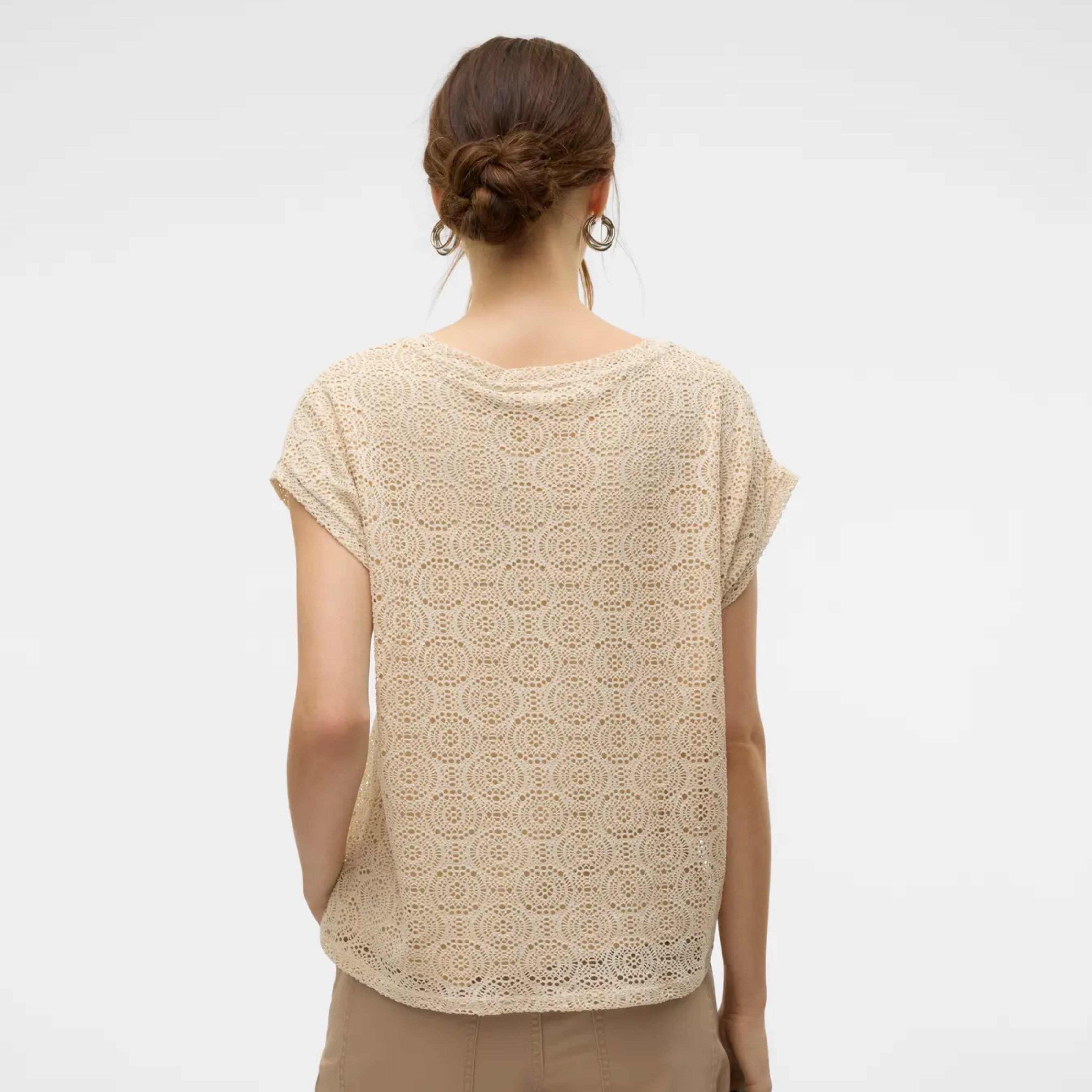 VERO MODA - T-SHIRT - MAYA AVA 10325017 - BIRCH