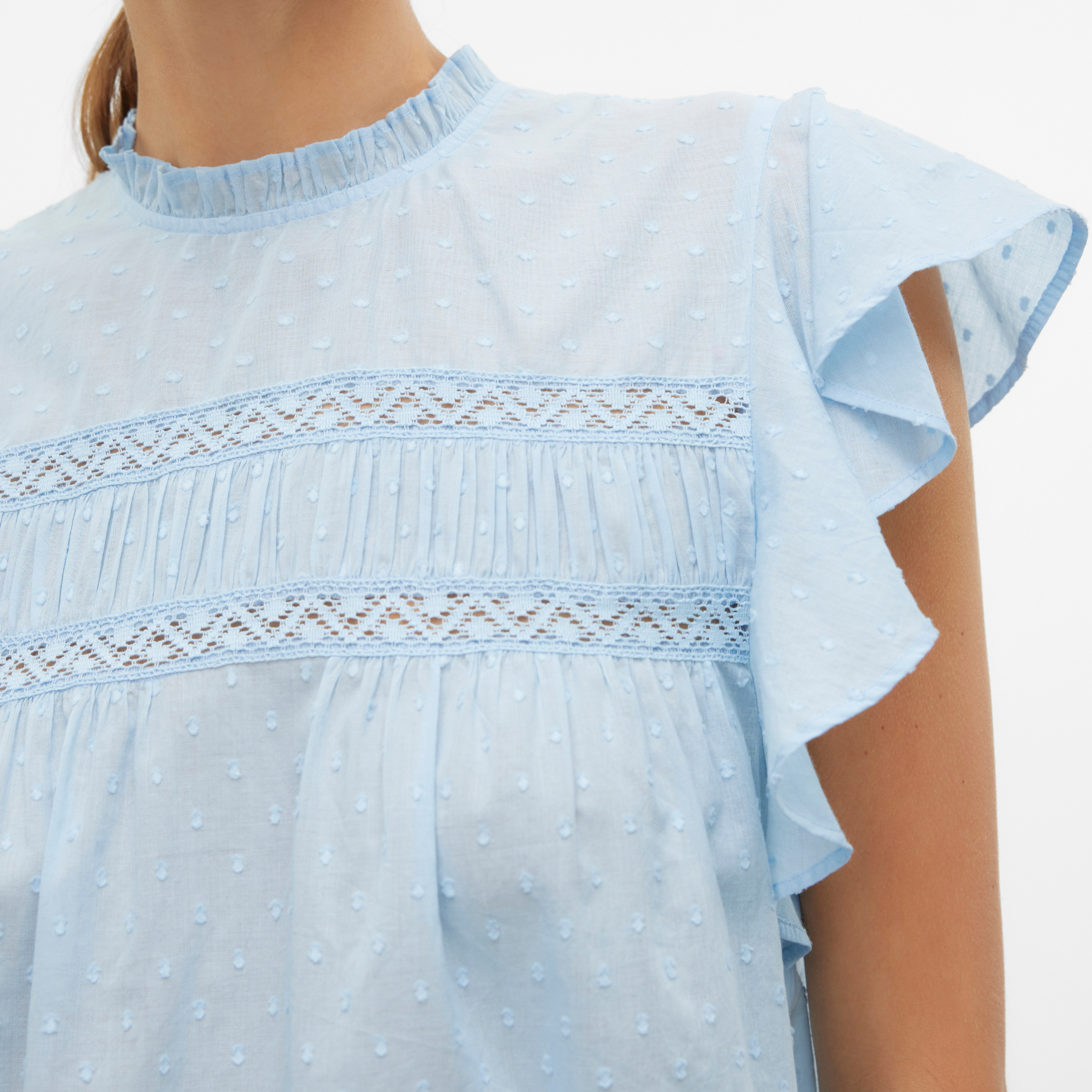 VERO MODA - TOP - TRINE 10301205 - CASHMERE BLUE