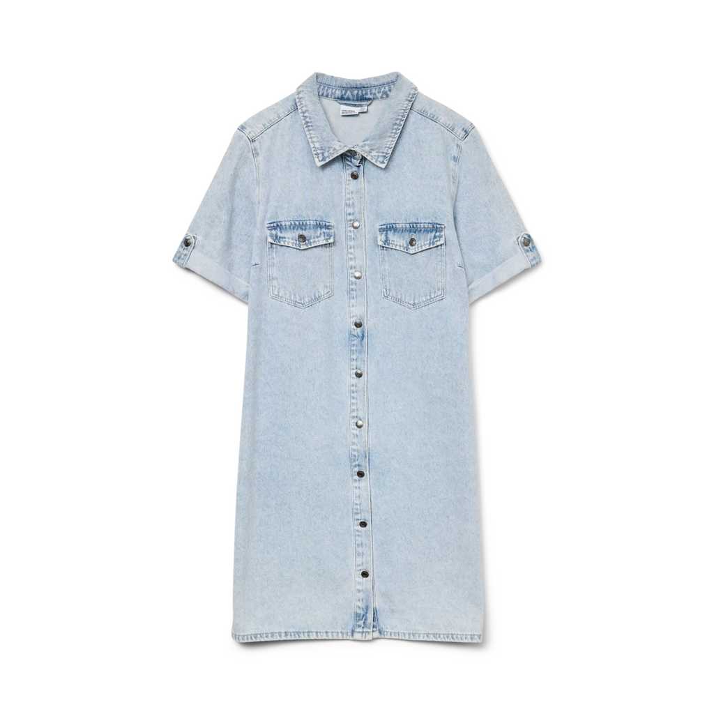 VERO MODA - KJOLE - JENNIE 10309665 - LIGHT BLUE DENIM