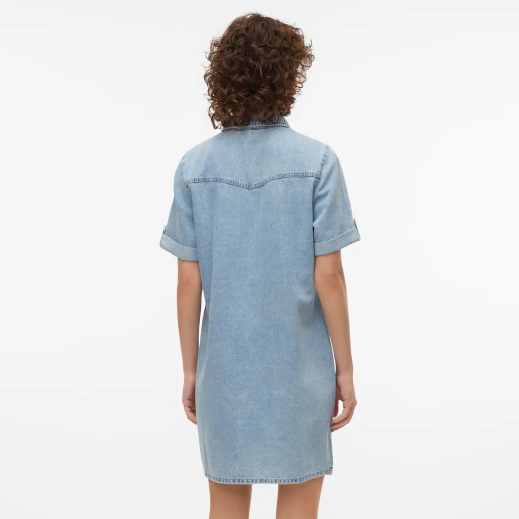VERO MODA - KJOLE - JENNIE 10309665 - LIGHT BLUE DENIM