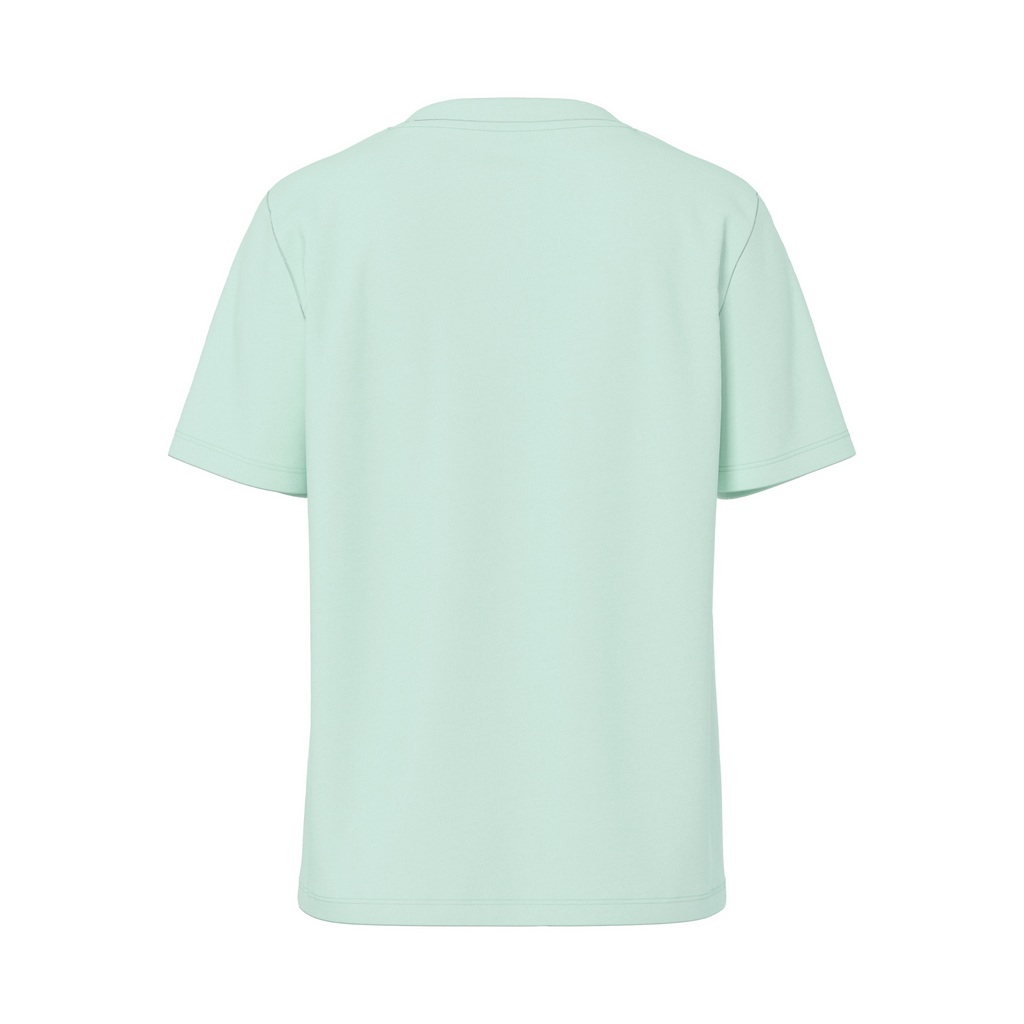PIECES - T-SHIRT - RIA SOLID 17140802 - DUSTY AQUA