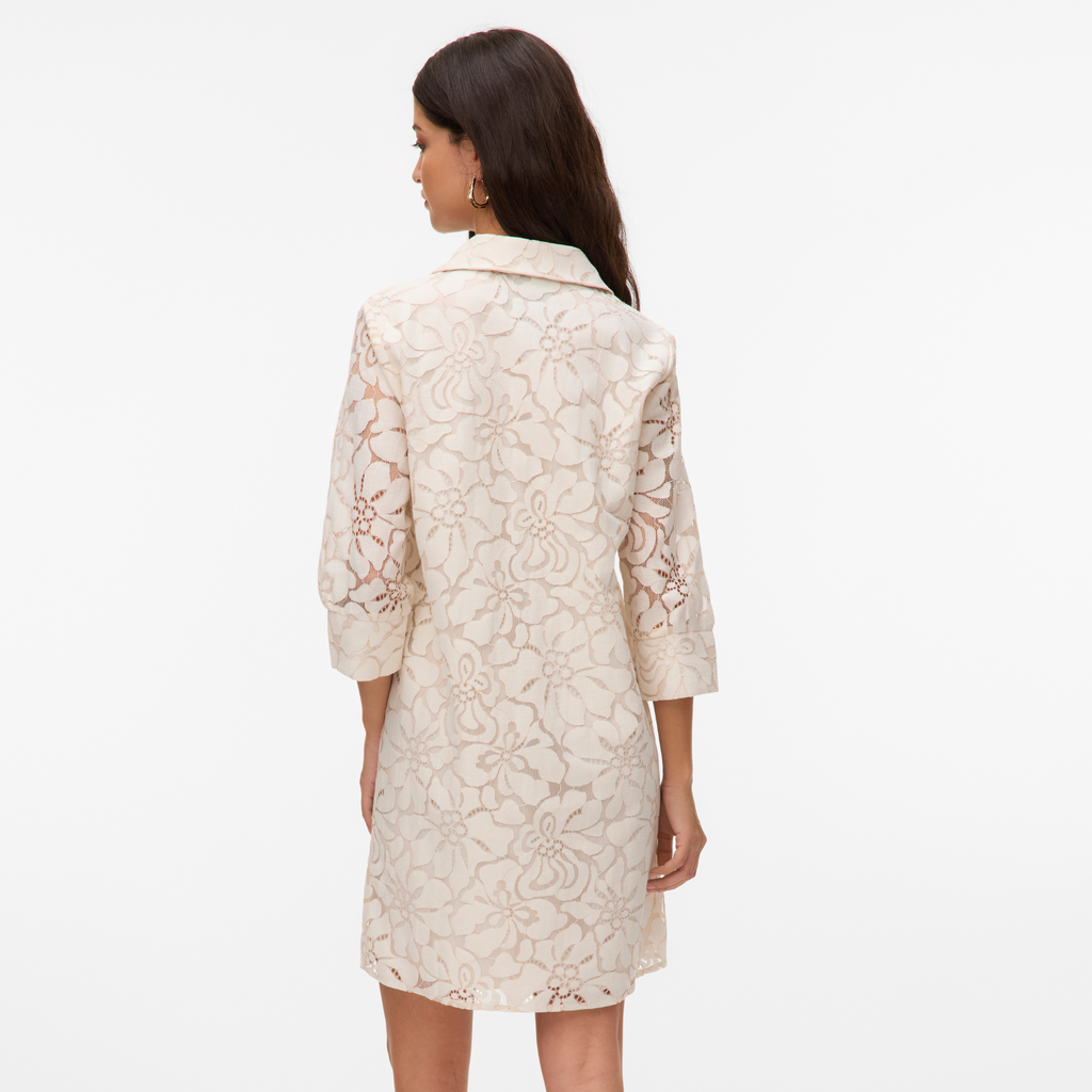 VERO MODA - KJOLE - TEDORA 10327991 - BIRCH/SILVER MINK