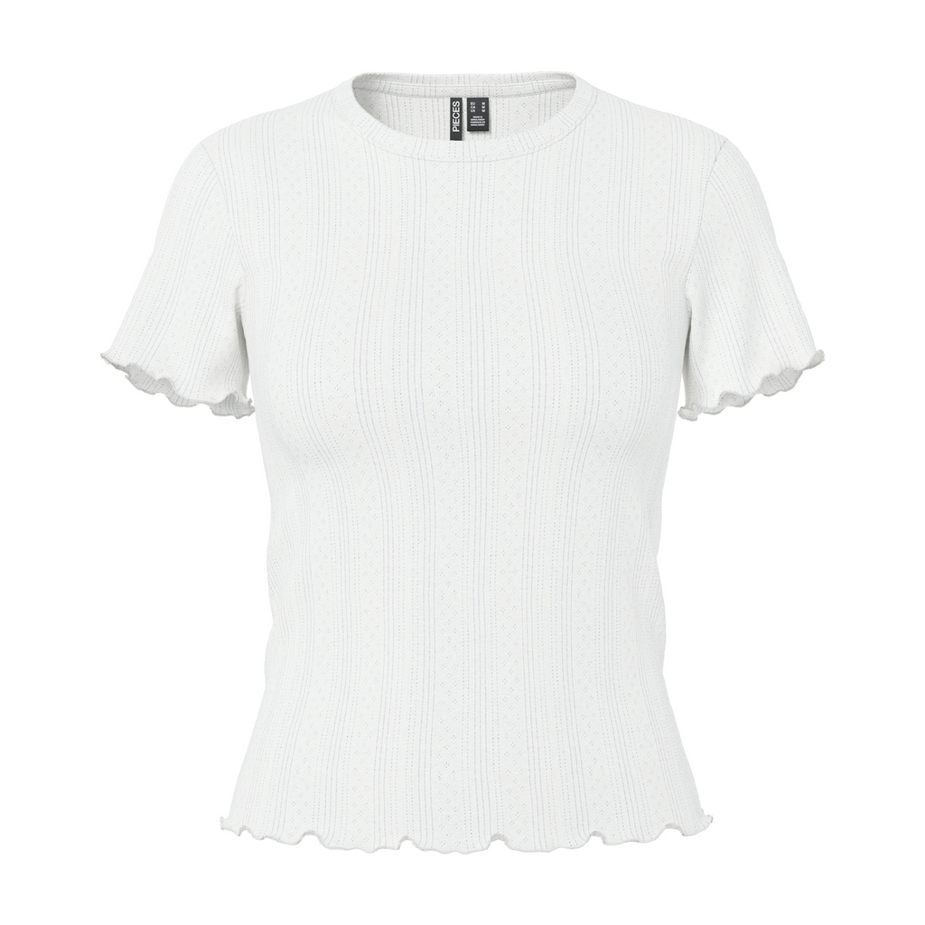 PIECES - T-SHIRT - MARIE 17152053 - CLOUD DANCER