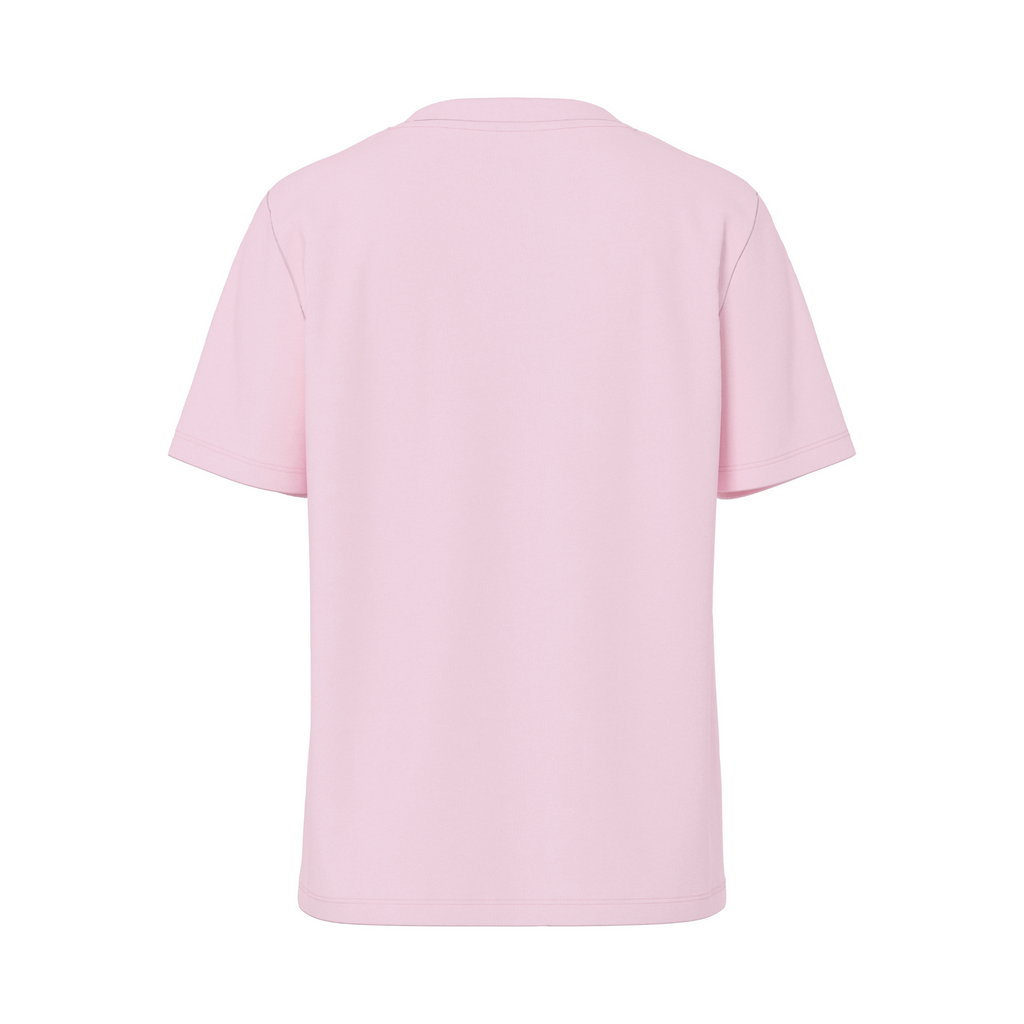 PIECES - T-SHIRT - RIA SOLID 17140802 - PINK A BOO