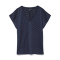 VERO MODA - T-SHIRT - THAS 10328120 - NAVY BLAZER