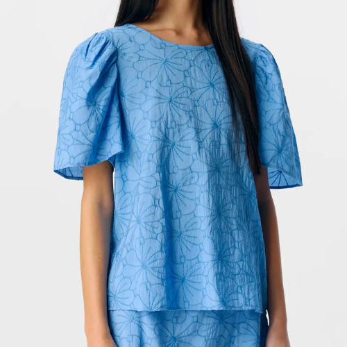 OBJECT - T-SHIRT - ILLY 23046466 - CORNFLOWER BLUE