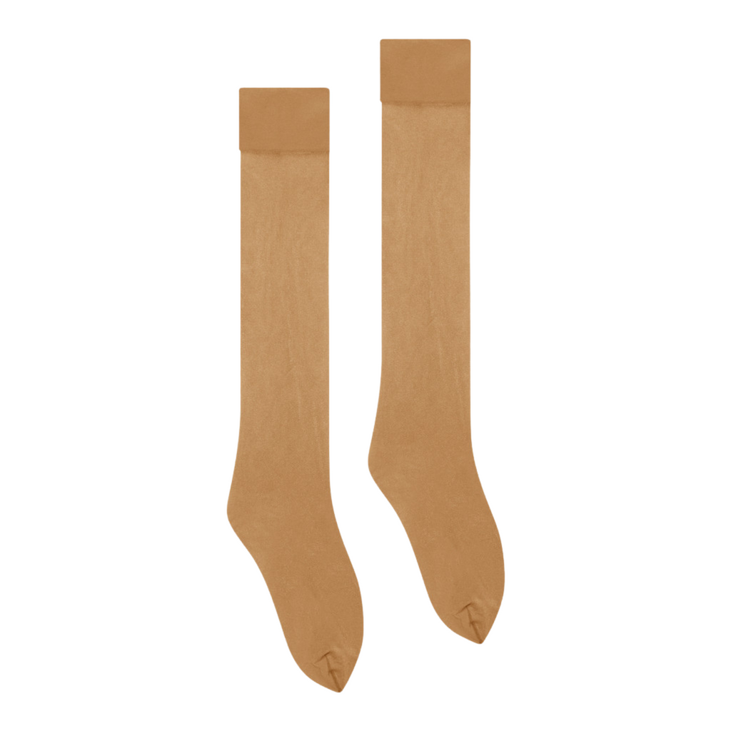 WOLFORD - KNÆSTRØMPE - SATIN TOUCH 20 31206 - 4004 CARAMEL
