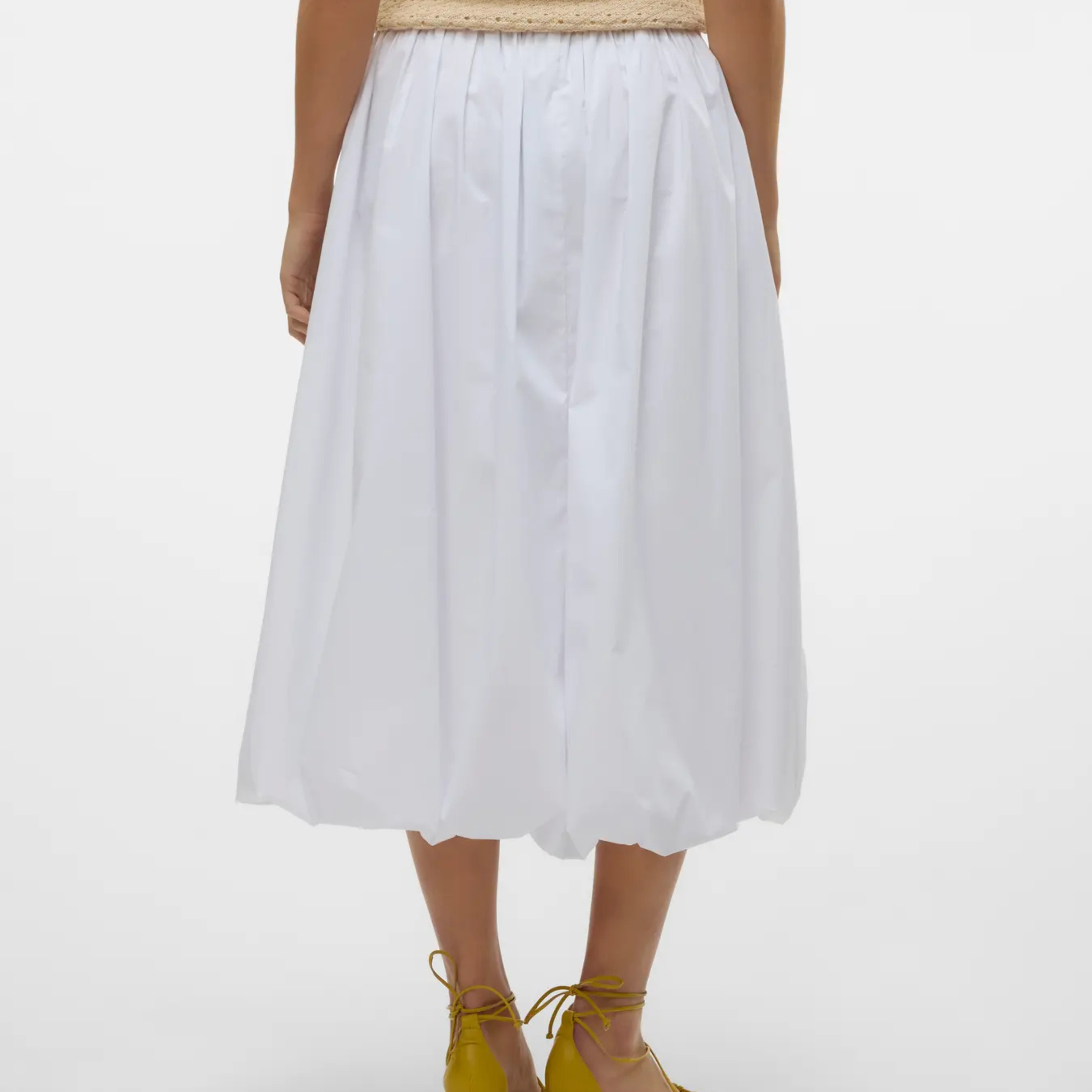 VERO MODA - NEDERDEL - FRIBA BALLOON 10329145 - SNOW WHITE