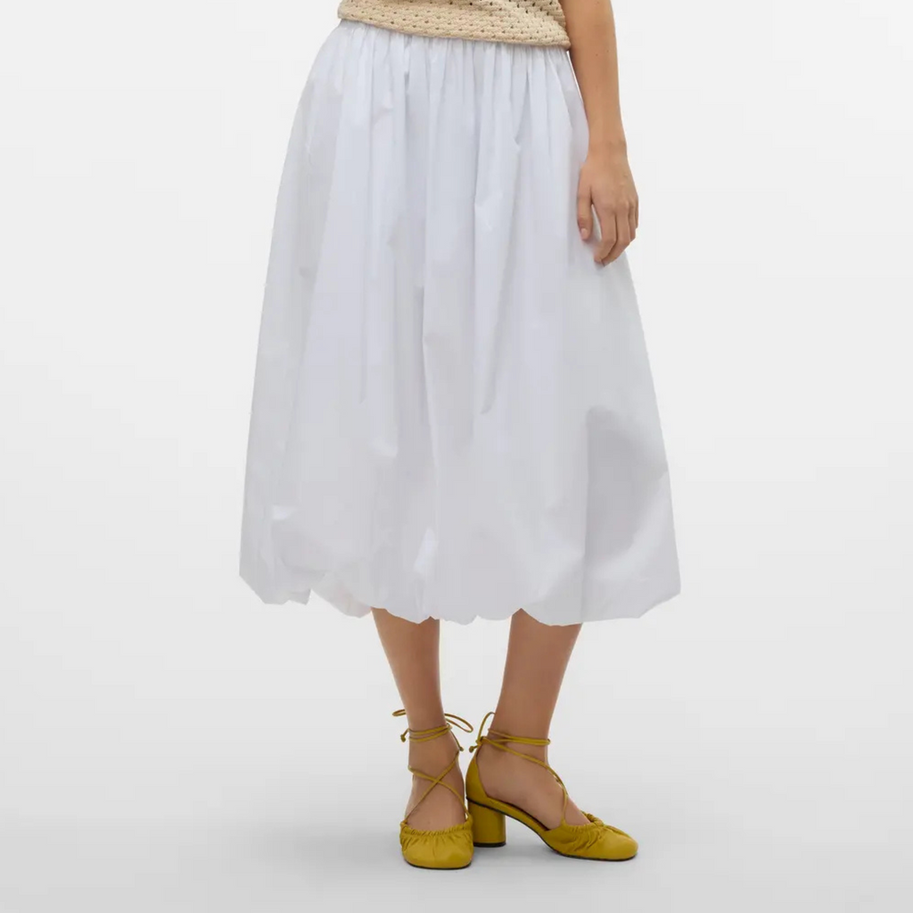 VERO MODA - NEDERDEL - FRIBA BALLOON 10329145 - SNOW WHITE