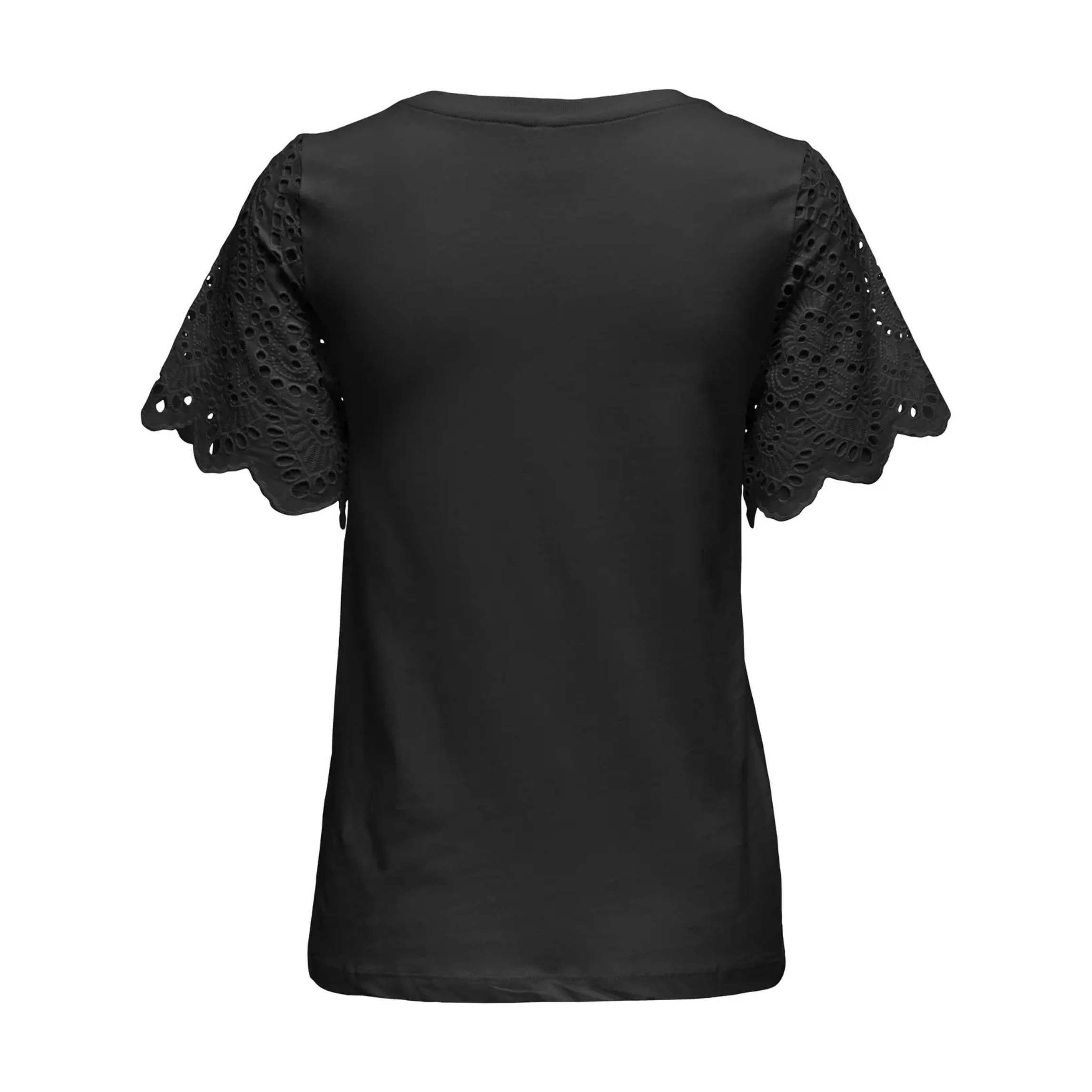 ONLY - T-SHIRT - EBBA 15324887 - BLACK/RILLY FLOWERY