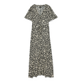 VERO MODA - KJOLE - ALBA 10330301 - BLACK SUSSIE/SNOW WHITE