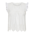 ONLY - TOP - SILLA FRILL 15213398 - CLOUD DANCER