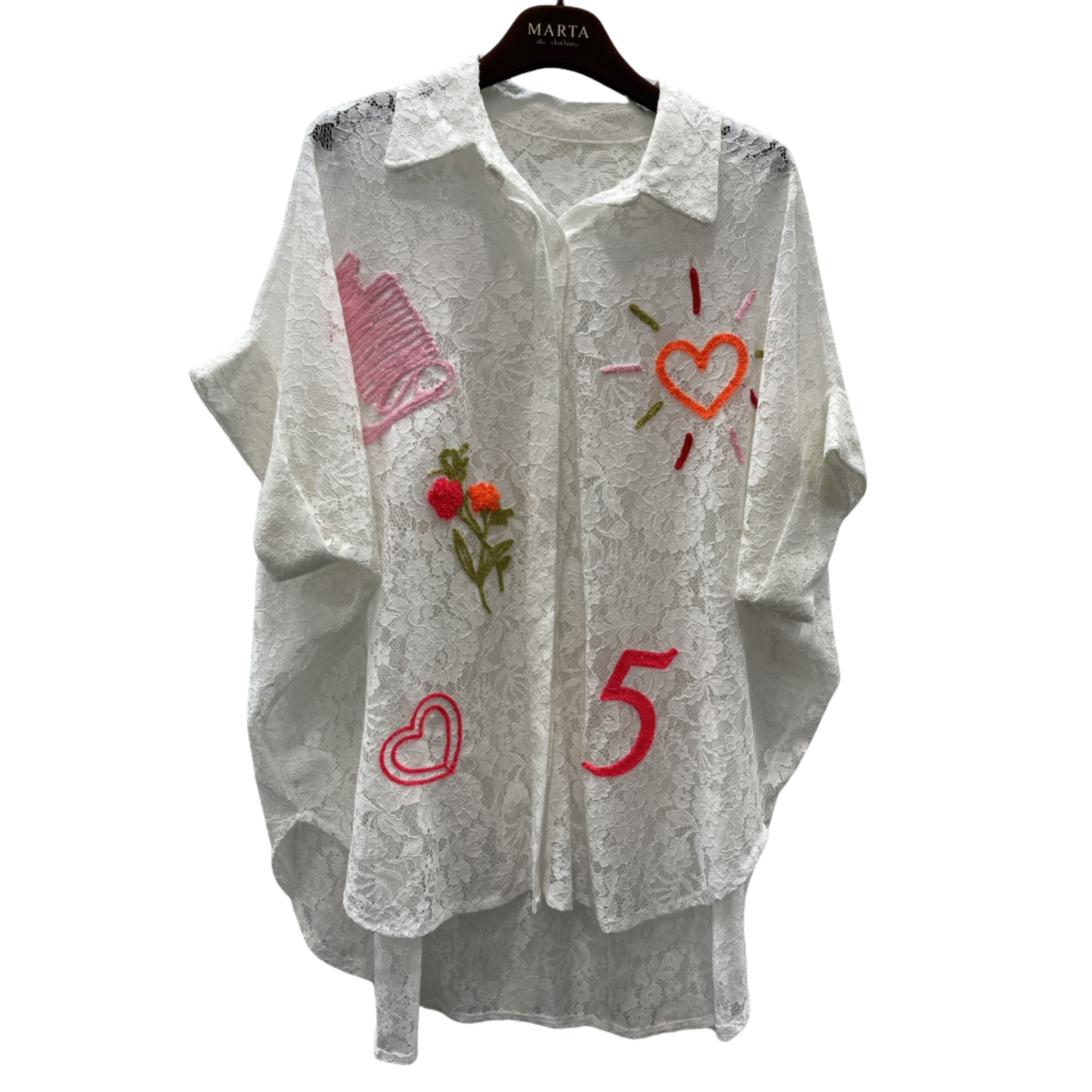 MARTA DU CHATEAU - SKJORTE - ULLA 5711/1 - WHITE
