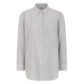 SOFT REBELS - SKJORTE - VERONICA SR125-705 - STRIPED SNOW/WHITE/COFFEE QUARTZ
